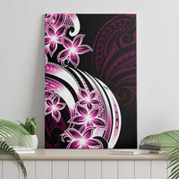 Plumeria Tribal Tattoo Canvas Wall Art Pink Polynesian Pattern LT9 - Polynesian Pride