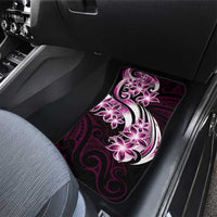 Plumeria Tribal Tattoo Car Mats Pink Polynesian Pattern LT9 - Polynesian Pride