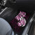 Plumeria Tribal Tattoo Car Mats Pink Polynesian Pattern