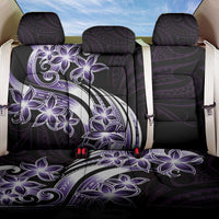 Plumeria Tribal Tattoo Back Car Seat Cover Purple Polynesian Pattern LT9 One Size Purple - Polynesian Pride