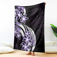 Plumeria Tribal Tattoo Blanket Purple Polynesian Pattern LT9 - Polynesian Pride