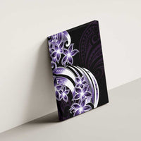 Plumeria Tribal Tattoo Canvas Wall Art Purple Polynesian Pattern LT9 - Polynesian Pride