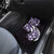 Plumeria Tribal Tattoo Car Mats Purple Polynesian Pattern