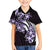 Plumeria Tribal Tattoo Hawaiian Shirt Purple Polynesian Pattern