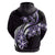 Plumeria Tribal Tattoo Hoodie Purple Polynesian Pattern