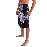 Plumeria Tribal Tattoo Lavalava Purple Polynesian Pattern LT9 - Polynesian Pride