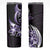 Plumeria Tribal Tattoo Skinny Tumbler Purple Polynesian Pattern