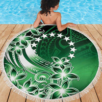 Cook Islands Tattoo Beach Blanket Plumeria Polynesian Pattern LT9 - Polynesian Pride