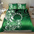 Cook Islands Tattoo Bedding Set Plumeria Polynesian Pattern