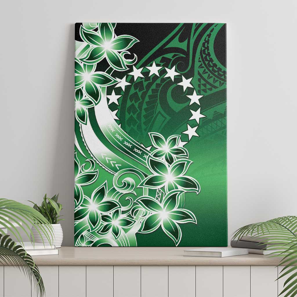 Cook Islands Tattoo Canvas Wall Art Plumeria Polynesian Pattern LT9 - Polynesian Pride