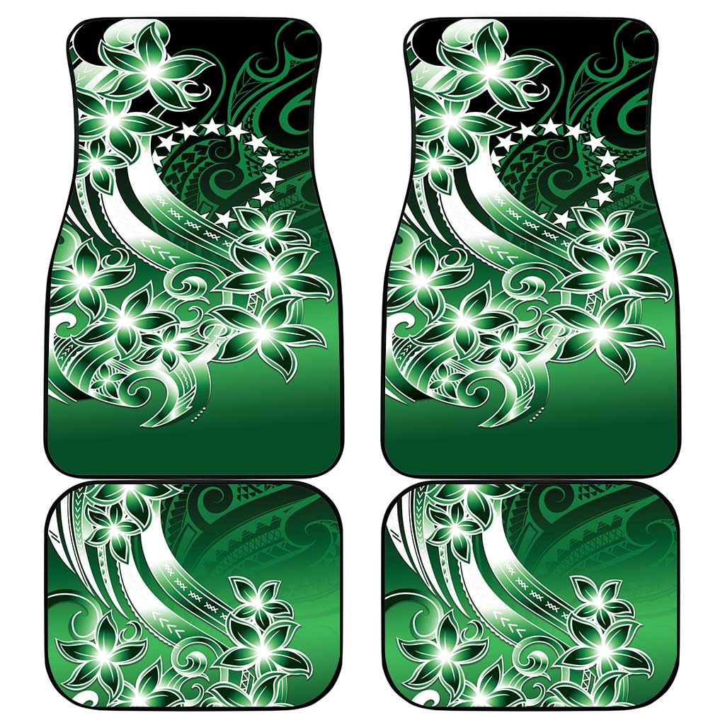 Cook Islands Tattoo Car Mats Plumeria Polynesian Pattern LT9 - Polynesian Pride