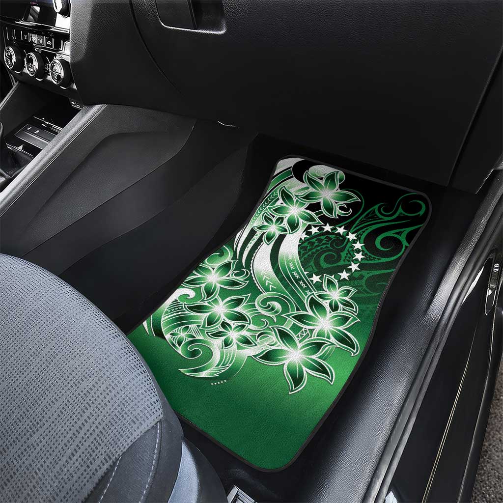 Cook Islands Tattoo Car Mats Plumeria Polynesian Pattern LT9 - Polynesian Pride