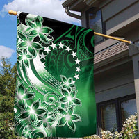 Cook Islands Tattoo Garden Flag Plumeria Polynesian Pattern LT9 - Polynesian Pride