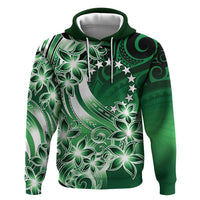 Cook Islands Tattoo Hoodie Plumeria Polynesian Pattern
