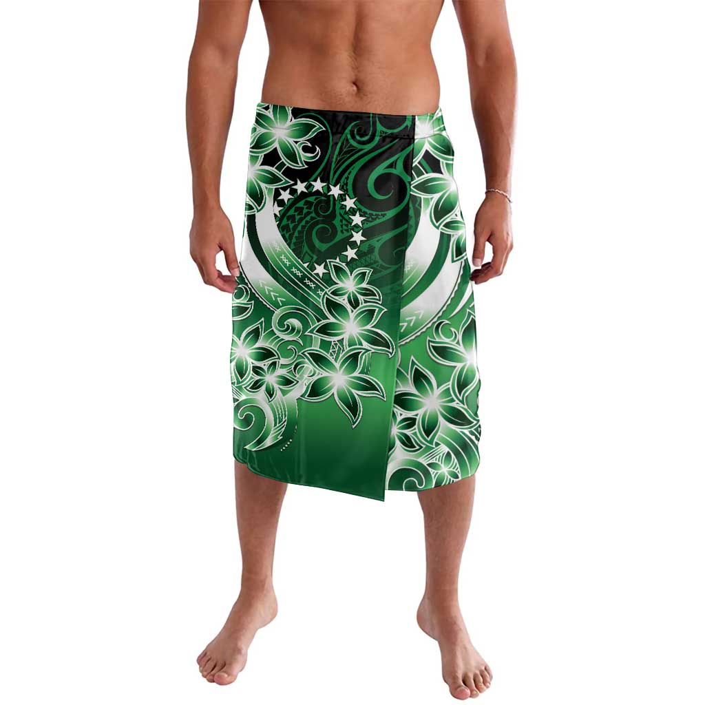 Cook Islands Tattoo Lavalava Plumeria Polynesian Pattern LT9 Green - Polynesian Pride