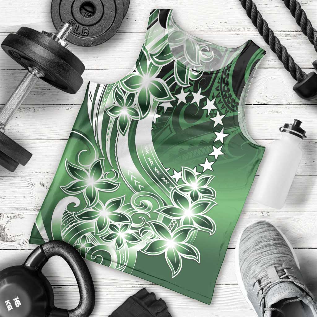 Cook Islands Tattoo Men Tank Top Plumeria Polynesian Pattern LT9 - Polynesian Pride