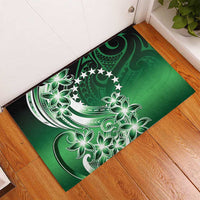 Cook Islands Tattoo Rubber Doormat Plumeria Polynesian Pattern LT9 - Polynesian Pride