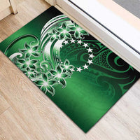 Cook Islands Tattoo Rubber Doormat Plumeria Polynesian Pattern LT9 - Polynesian Pride