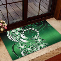 Cook Islands Tattoo Rubber Doormat Plumeria Polynesian Pattern LT9 - Polynesian Pride