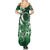 Cook Islands Tattoo Summer Maxi Dress Plumeria Polynesian Pattern