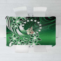 Cook Islands Tattoo Tablecloth Plumeria Polynesian Pattern LT9 Green - Polynesian Pride