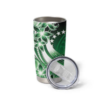 Cook Islands Tattoo Tumbler Cup Plumeria Polynesian Pattern LT9 - Polynesian Pride