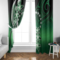 Cook Islands Tattoo Window Curtain Plumeria Polynesian Pattern LT9 - Polynesian Pride