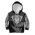 New Zealand Rugby Kid Hoodie Silver Fern All Black Mix Ta Moko White Style LT9 Hoodie White - Polynesian Pride