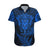 New Zealand Rugby Hawaiian Shirt Silver Fern All Black Mix Ta Moko Blue Style LT9 Blue - Polynesian Pride