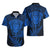 New Zealand Rugby Hawaiian Shirt Silver Fern All Black Mix Ta Moko Blue Style LT9 - Polynesian Pride