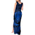 New Zealand Rugby Tank Maxi Dress Silver Fern All Black Mix Ta Moko Blue Style LT9 - Polynesian Pride