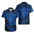 Personalised New Zealand Rugby Hawaiian Shirt Silver Fern All Black Mix Ta Moko Blue Style LT9 - Polynesian Pride