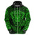 New Zealand Rugby Hoodie Silver Fern All Black Mix Ta Moko Green Style LT9 - Polynesian Pride