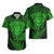 New Zealand Rugby Hawaiian Shirt Silver Fern All Black Mix Ta Moko Green Style LT9 - Polynesian Pride