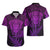 New Zealand Rugby Hawaiian Shirt Silver Fern All Black Mix Ta Moko Purple Style LT9 - Polynesian Pride