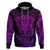 New Zealand Rugby Hoodie Silver Fern All Black Mix Ta Moko Purple Style LT9 Purple - Polynesian Pride