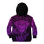 New Zealand Rugby Kid Hoodie Silver Fern All Black Mix Ta Moko Purple Style LT9 - Polynesian Pride