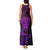 New Zealand Rugby Tank Maxi Dress Silver Fern All Black Mix Ta Moko Purple Style LT9 - Polynesian Pride