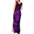 New Zealand Rugby Tank Maxi Dress Silver Fern All Black Mix Ta Moko Purple Style LT9 - Polynesian Pride