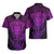 Personalised New Zealand Rugby Hawaiian Shirt Silver Fern All Black Mix Ta Moko Purple Style LT9 - Polynesian Pride