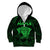 Personalised New Zealand Rugby Kid Hoodie Aotearoa Ka Mate Haka All Black Mix Ta Moko Green Style LT9 Zip Hoodie Green - Polynesian Pride