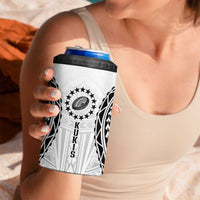 World Rugby Cook Islands 4 in 1 Can Cooler Tumbler Kukis Make History - Polynesian Pride