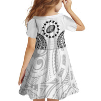 World Rugby Cook Islands Family Matching Off Shoulder Short Dress and Hawaiian Shirt Kukis Make History - Polynesian Pride