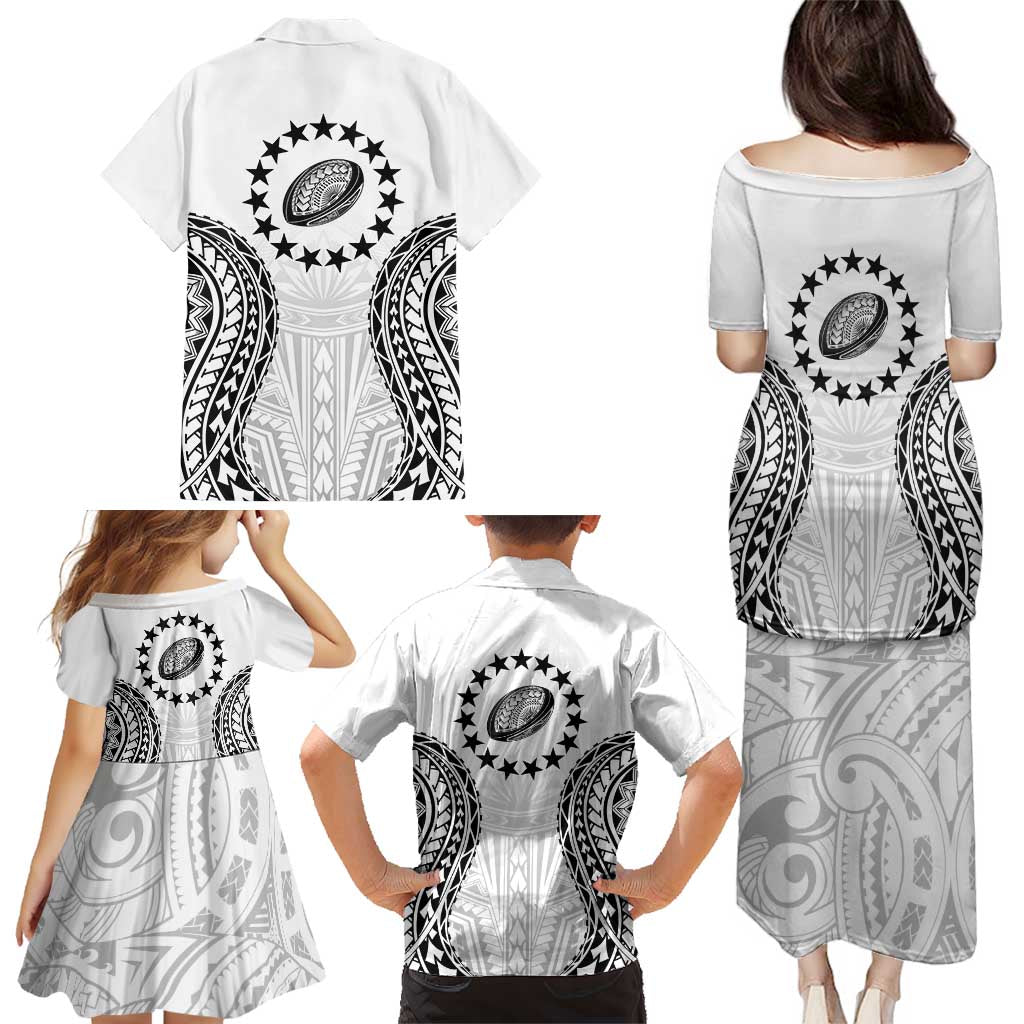 World Rugby Cook Islands Family Matching Puletasi and Hawaiian Shirt Kukis Make History - Polynesian Pride