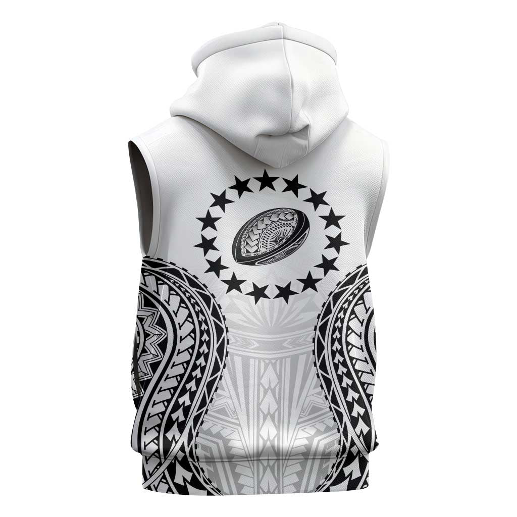 World Rugby Cook Islands Sleeveless Hoodie Kukis Make History - Polynesian Pride