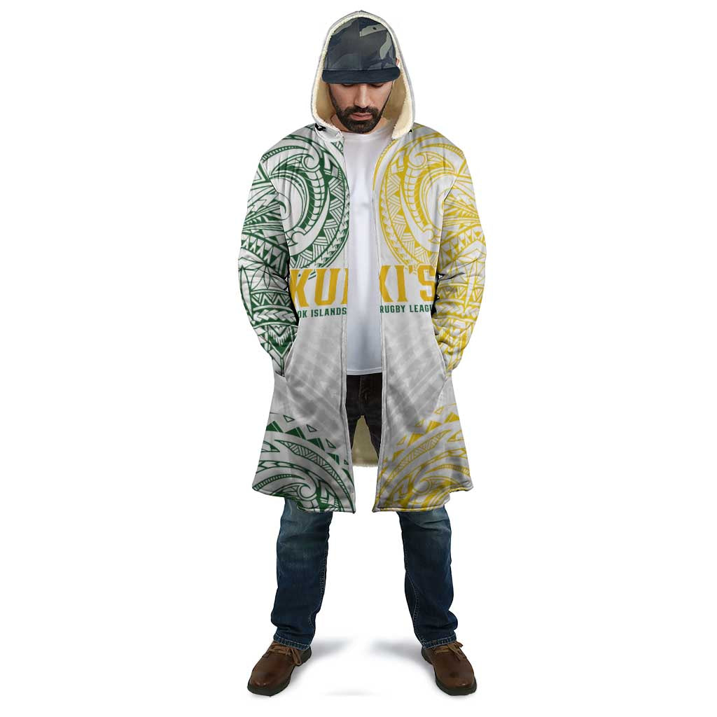 World Rugby Cook Islands Cloak White Polynesian Tribal Pattern - Polynesian Pride