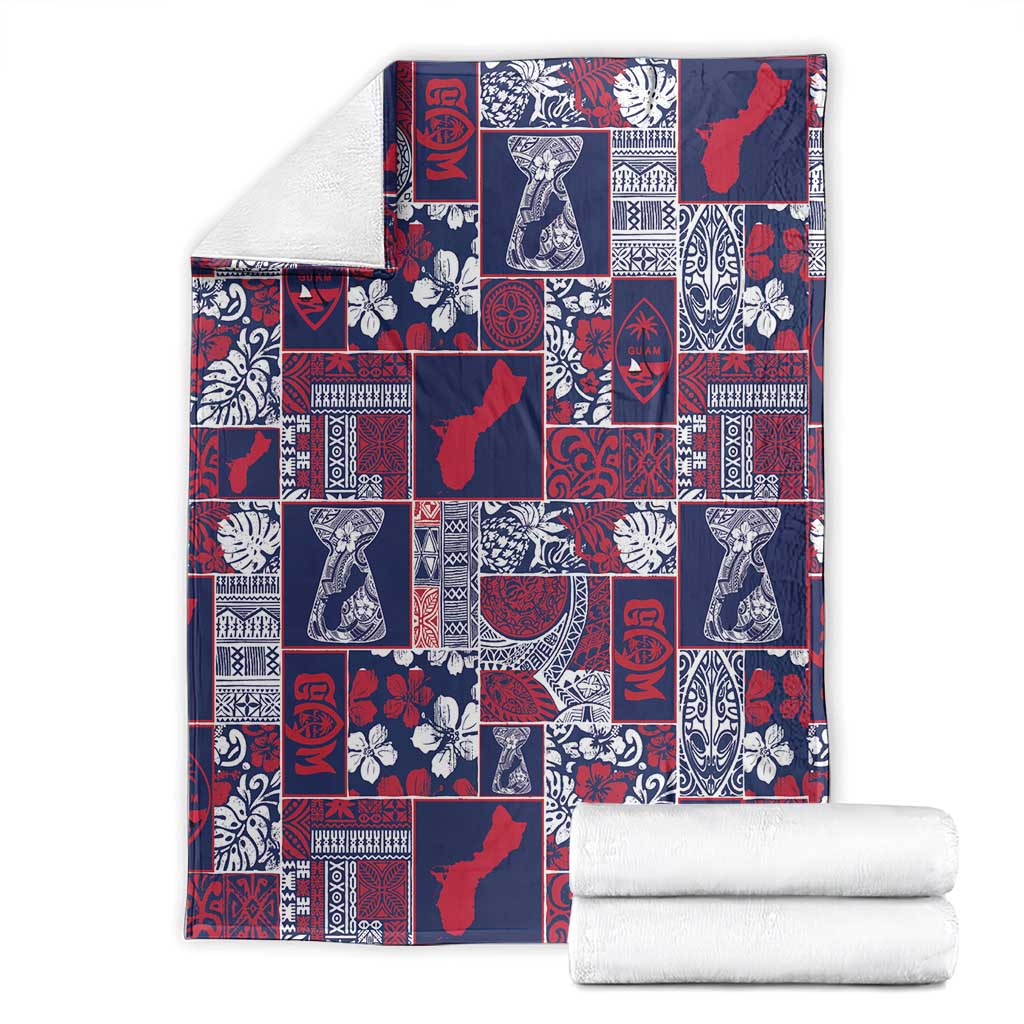 Guam Felis Pasgua Blanket Pacific Patchwork Xmas Vibes - Polynesian Pride