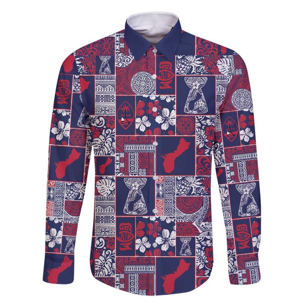 Guam Felis Pasgua Family Matching Mermaid Dress and Hawaiian Shirt Pacific Patchwork Xmas Vibes - Polynesian Pride