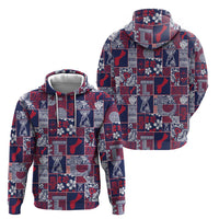 Guam Felis Pasgua Hoodie Pacific Patchwork Xmas Vibes - Polynesian Pride