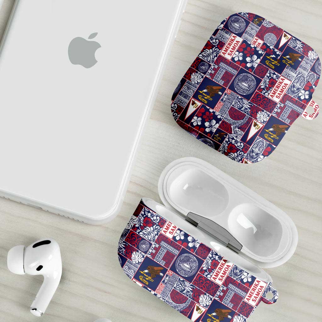 Manuia le Kerisimasi American Samoa AirPods Case Pacific Patchwork Xmas Vibes - Polynesian Pride